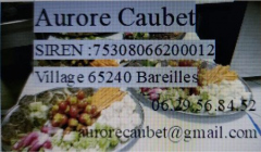 Aurore Caubet propose des repas à partir de 20 personnes
Types de plats: paella ,axoa,Colombo,moules frites .....